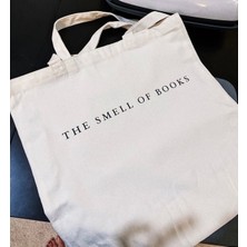 Giftora The Smell Of Books Baskılı Bez Çanta 38X42 cm