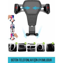 Dempower Otomatik Mekanizmalı Tüm Telefonlara Uyumlu Yan ve Alt Kavrama Sistemli Telefon Tutucu