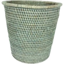 Baolgi Hasır Atık Kağıt Sepeti S Gri 23/20x23 cm