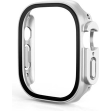 Maks Technology Watch Ultra 49MM Kasa ve Ekran Koruyucu Mkst Watch Gard 19 - Gümüş