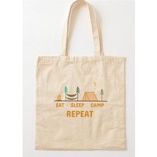 Giftora Eat Sleep Camp Repeat Ham Bez Omuz