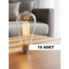 Orbus Stc6 6W Clear LED Filament Ampul E27 2700K Sıcak Işık 600LM 10LU