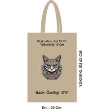 Giftora Pamuk Saplı Plaj Çantası Bez Poşet