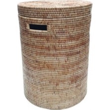 Baolgi Hasır Dobby L Çamaşır Sepeti Naturel 38x52 cm