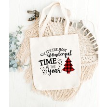 Giftora Bez Çanta It's The Most Wonderful Time Of The Year Yilbasi Hediyesi