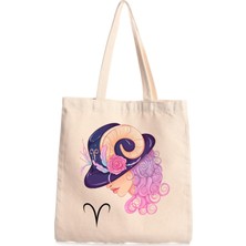 Giftora Burçlar Baskılı Kanvas Çanta