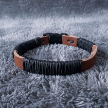 Uretti - Ali 7128 9387 El Yapımı Erkek Deri Bileklik