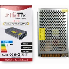 12V 12.5A Metal Kasa Güç Kaynağı – IP20 150W Smps Trafo Adaptör