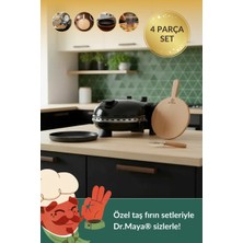 Dr.maya | Lezzet Seti Ürün Grubu - 4 Parça | Pro Plus Taş Fırın Makinesi + Mutfak Gereçleri
