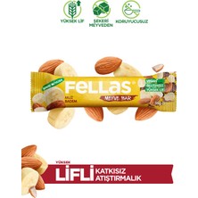 Fellas Meyve Bar - Muzlu ve Bademli (35 g) x 12 Adet