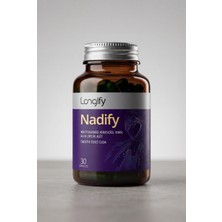 Longify Nadify NR, NMN, PQQ, Alfa Lipoik Asit ve TMG Takviye Edici Gıda 30 Kapsül