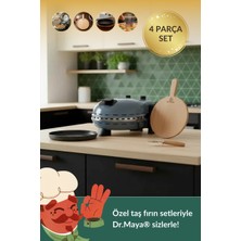 Dr.maya | Lezzet Seti Ürün Grubu - 4 Parça | Pro Plus Taş Fırın Makinesi + Mutfak Gereçleri