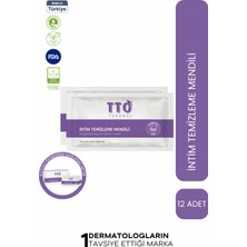 TTO Thermal İntim Mendil 12 Adet – pH 4.2 Dengeleyici Dış Genital Bölge Temizleyici