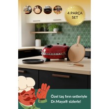 Dr.maya | Lezzet Seti Ürün Grubu - 4 Parça | Pro Plus Taş Fırın Makinesi + Mutfak Gereçleri