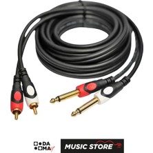 Valler Stereo Ses Kablosu Vgrca3 3 Metre Siyah