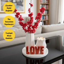 Nigi Store Aşk Temalı Love Yazılı Dekoratif Hediyelik Ev Eşyası