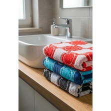 Ender Home Harbor El & Yüz Havlusu  3'lü Set – %100 Pamuk, 50X90 cm