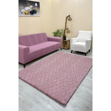 Karnaval Model Welsoft Halı Örtüsü Pudra Renk - 160 x 230