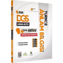 Karakutu Yayınları 2026 Dgs Türkçenin Kara Kutusu Anlam Bilgisi (Sözcük-Cümle) Ösym Çıkmış Çözümlü Soru Bankası