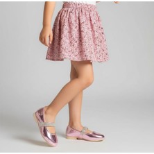 Gala Stil Gala Taşlı Rugan Kız Çocuk Babet