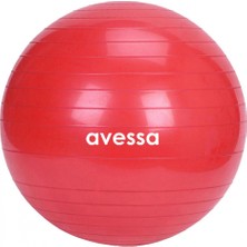 Supertrend 65 cm Pilates Topu Poşet Ambalaj Bpt-65 Kırmızı