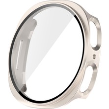 Maks Technology Galaxy Watch 8 44MM Sert Pc Kasa ve Ekran Koruyucu Mkst Watch Gard 38 - Starlight