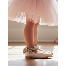 Gala Stil Gala Bileği Cırtlı Taşlı Çocuk Babet