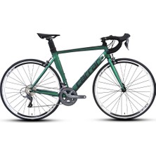 Carraro Race 022 28 Jant 16 Vites Kumpas Fren 52 cm Yol Bisikleti - Mat Mavi, Yeşil, Mor (Bukelamun)