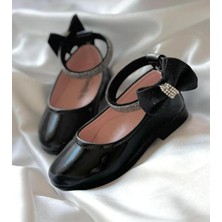 Gala Stil Gala Bileği Cırtlı Taşlı Çocuk Babet