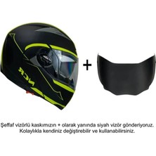 Ncr Çene Açılır E-Ce Belgeli Güneş Vizorlü Kask