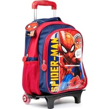 Frocx Spiderman Çekçekli Okul Çantası 5243
