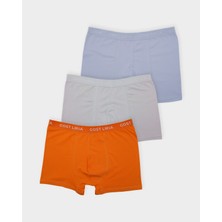 GOST LİRİA -Soft Stone Erkek Boxer – 3’lü Paket -Çok Renkli