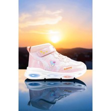 Vicco Poni Ortopedik Kız Çocuk Bot Pembe Eva Taban Cırt Cırtlı Bağlama ile Rahat Kullanım