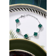 Innuendo 925 Ayar Gümüş Beşli 12 mm Yonca Bileklik