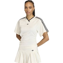 Adidas Rouched Foot J Kadın Futbol Originals Forma KC9122 Beyaz