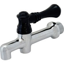 Akat Semaver Ile Uyumlu Musluk Göstergesiz, Dıştan Dişli, Demir, Kazan ve Kahveci Musluğu 12X6CM