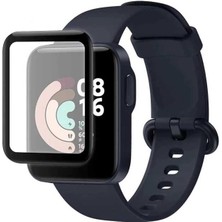 Maks Technology Redmi Watch (Mi Watch Lite) Mkst Pmma Pet Saat Ekran Koruyucu - Siyah
