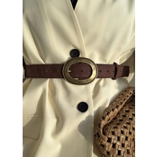 Moda Aksa Massi Süet Kemer