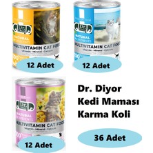 Dr.diyor Kedi Maması Karma Koli 36 Adet 02