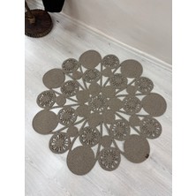 MaVaux Elora Doğal Hasır Jüt Kilim El Dokuması Özel Tasarım Salon Yatak Odası Koridor Kullanıma Uygun