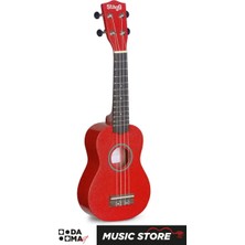 Stagg Soprano Ukulele Us-Red