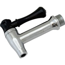 Akat Semaver Ile Uyumlu Musluk Göstergesiz, Dıştan Dişli, Demir, Kazan ve Kahveci Musluğu 10X7,5CM