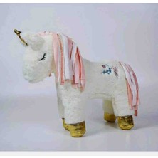 Vardem ​sihirli Bir Uyku Arkadaşı: Altın Detaylı Pelüş Unicorn