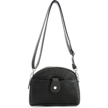 Morpelikan Kadın Suni Deri Ayarlanabilir Çapraz Askılı 4 Bölmeli Mıknatıs Toka Detaylı  Omuz Çantası