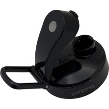 Akat Range Ile Uyumlu Shake Blend Kişisel Blender Hazne Kapağı, Siyah