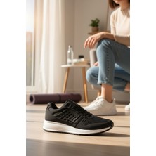 Enoch Erkek Günlük Spor Ayakkabı Modern Kafes Desenli Sneaker Fileli Rahat Yürüyüş Modeli