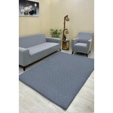 Yakamoz Model Welsoft Halı Örtüsü Koyu Gri Renk - 160 x 230