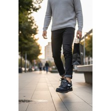 Enoch Erkek Spor Ayakkabı Jel Tabanlı Sneaker Şeffaf Taban Detaylı Yürüyüş ve Koşu Modeli