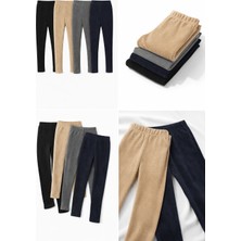 Mini Kanka Çocuk Tayt Seti | Esnek Fitilli Ribana Kumaş Günlük Çocuk Taytı (Çoklu Set)