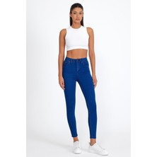 Yakamor Kadın Gabardin Likralı Düz Pantolon